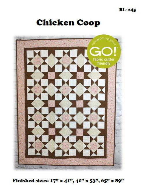 Chicken Coop Downloadable Pattern by Beaquilter