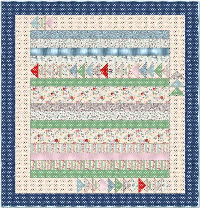 Childhood Adventure FREE Downloadable Pattern shown in Cath Kidston® Signature Collection fabrics