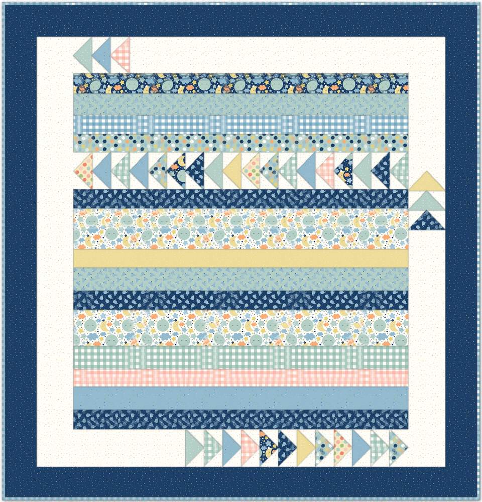Childhood Adventure FREE Downloadable Pattern shown in Love You to the Moon fabrics