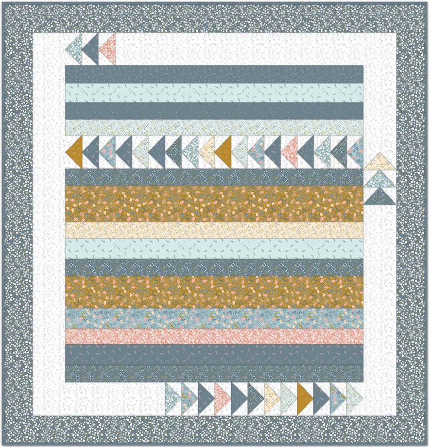 Childhood Adventure FREE Downloadable Pattern shown in Petals & Hazel fabrics