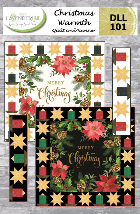 Christmas Warmth Quilt Pattern by Lavender Lime Quilting