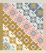 Chroma Flight Quilt Pattern in Petals & Hazel fabrics