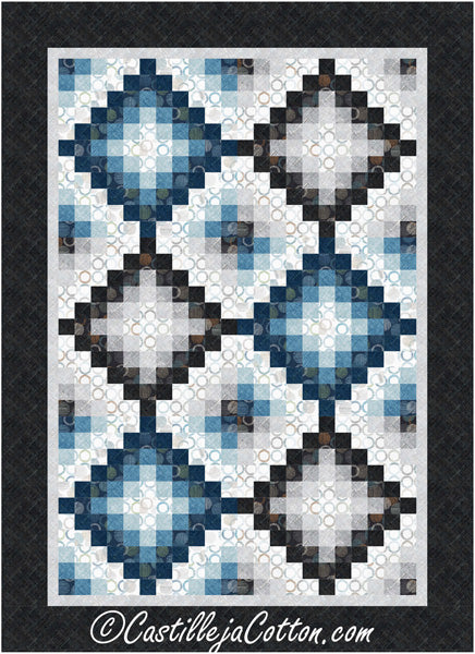 Dots Dashes Twelve Trip Quilt Pattern by Castilleja Cotton