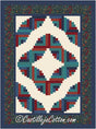 Crescent Log Cabin Hatfield Quilt Pattern by Castilleja Cotton