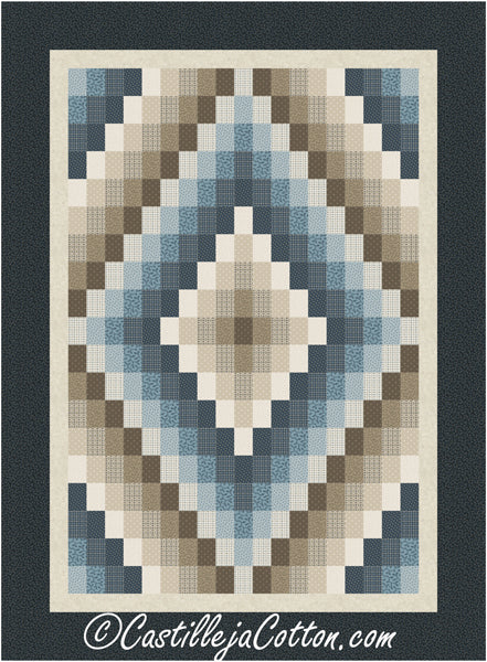 Crystal Trip Cambridge Quilt Pattern by Castilleja Cotton