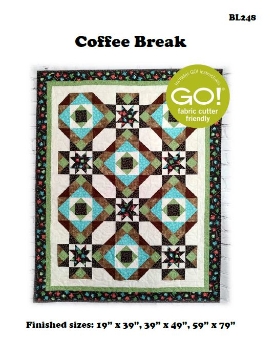 Coffee Break Downloadable Pattern by Beaquilter