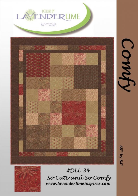 Comfy Downloadable Pattern by Lavender Lime Quilting