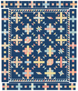 Confetti Weave Quilt Downloadable Pattern in Love You to the Moon fabrics