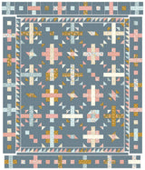 Confetti Weave Quilt Downloadable Pattern in Petals & Hazel fabrics