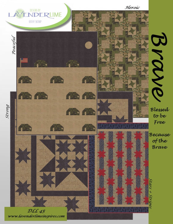 Brave Downloadable Pattern by Lavender Lime Quilting