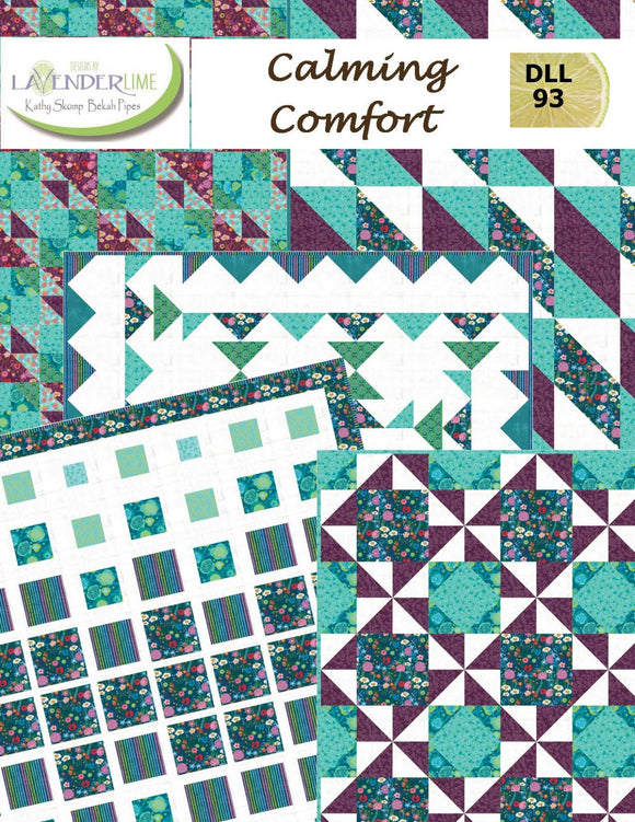 Calming Comfort Downloadable Pattern by Lavender Lime Quilting