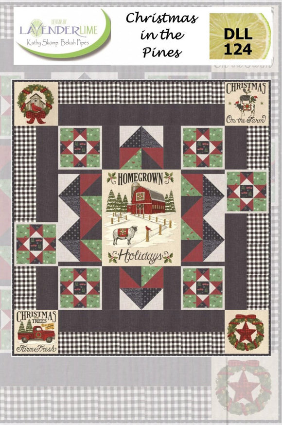 Christmas in the Pines Downloadable Pattern by Lavender Lime Quilting