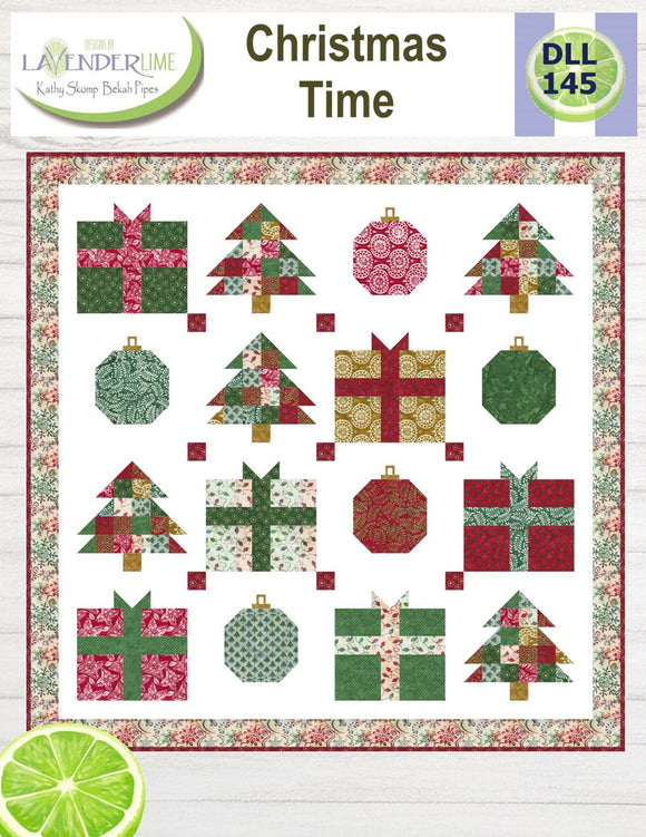 Christmas Time Downloadable Pattern by Lavender Lime Quilting