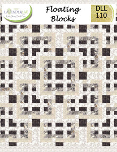 Floating Blocks Downloadable Pattern by Lavender Lime Quilting