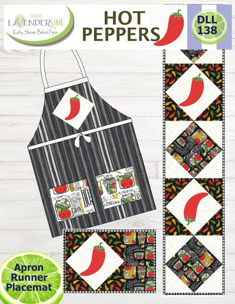 Hot Pepper Downloadable Pattern by Lavender Lime Quilting