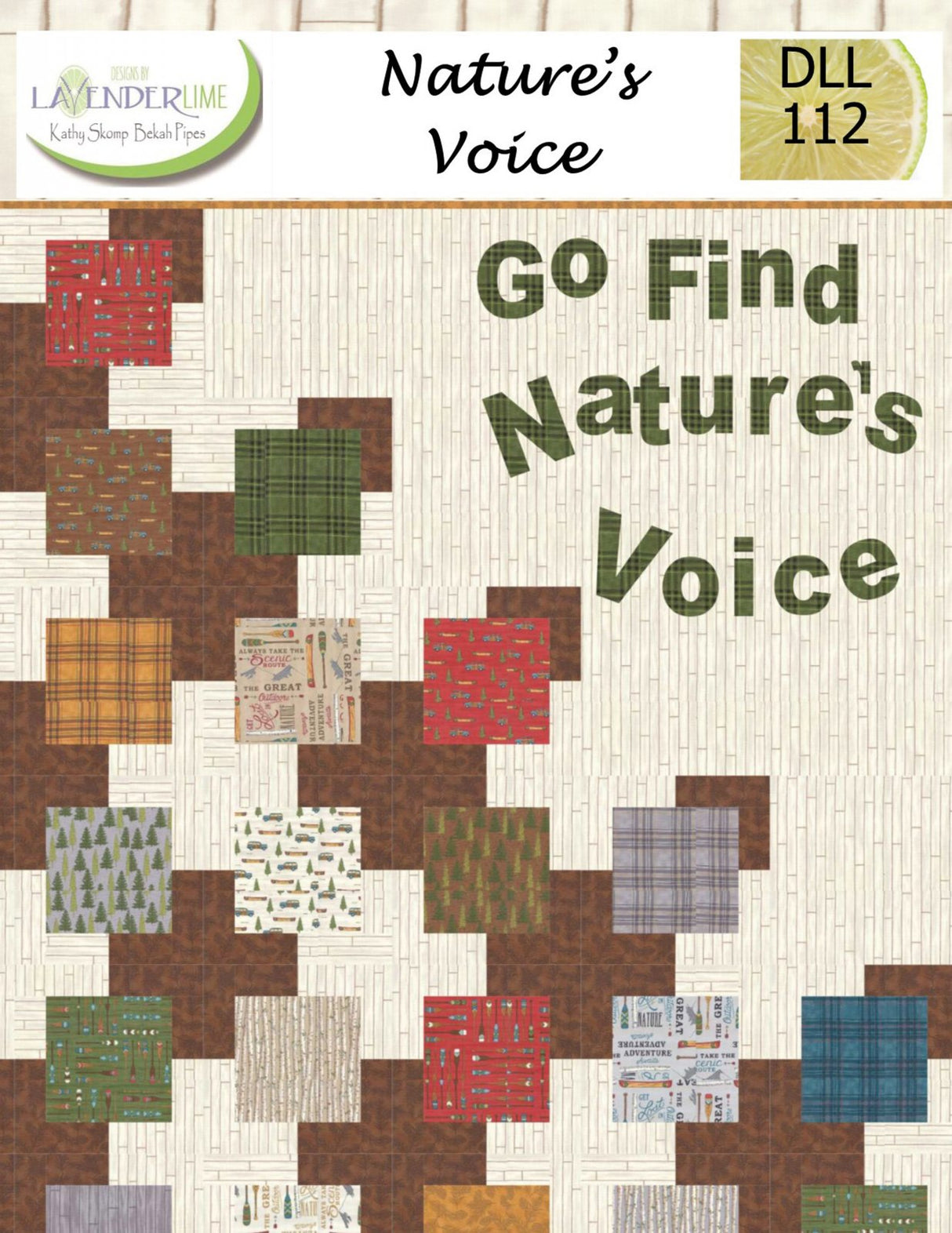 Nature's Voice Downloadable Pattern by Lavender Lime Quilting