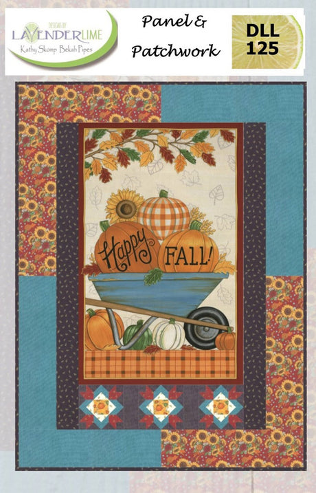 Panel And Patchwork Downloadable Pattern by Lavender Lime Quilting