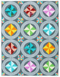 Pinwheel Rings Quilt Pattern by Flying Parrot Quilts