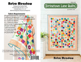 Back of the Retro Meadow Downloadable Pattern by Stringtown Lane Quilts