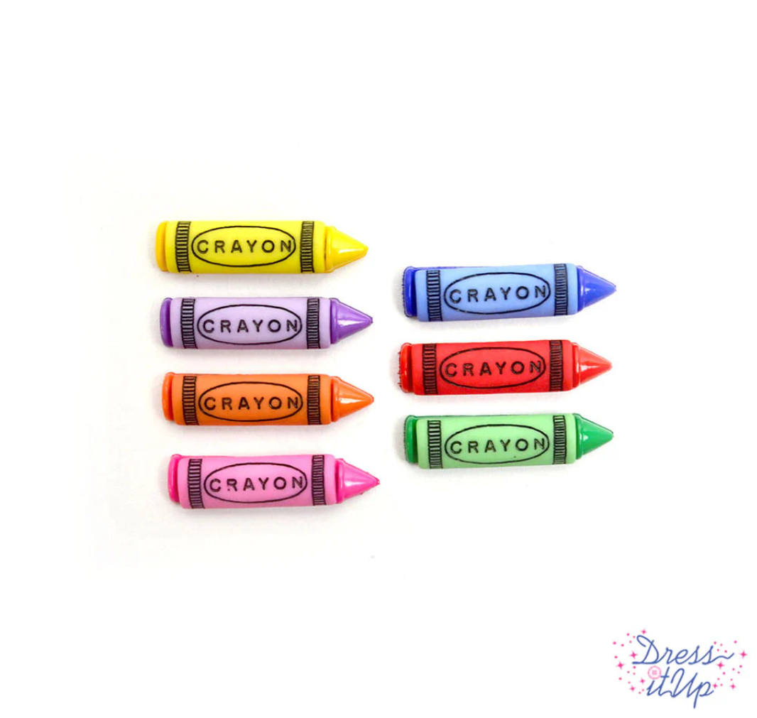 Fun Crayons Buttons