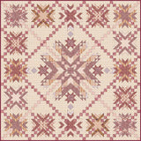 Crimson Crown Downloadable Pattern in Harvest on the Prairie fabrics