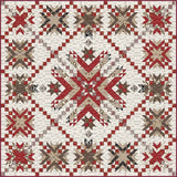 Crimson Crown Downloadable Pattern in The Homestead fabrics
