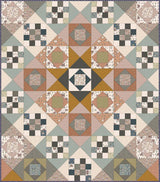 Dawning Star Quilt Downloadable Pattern in Charmed & Treasured fabrics