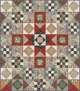 Dawning Star Quilt Downloadable Pattern in The Homestead fabrics
