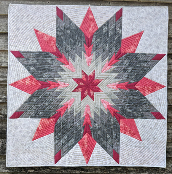 Star Burst Quilt Pattern  by Delightful Piecing