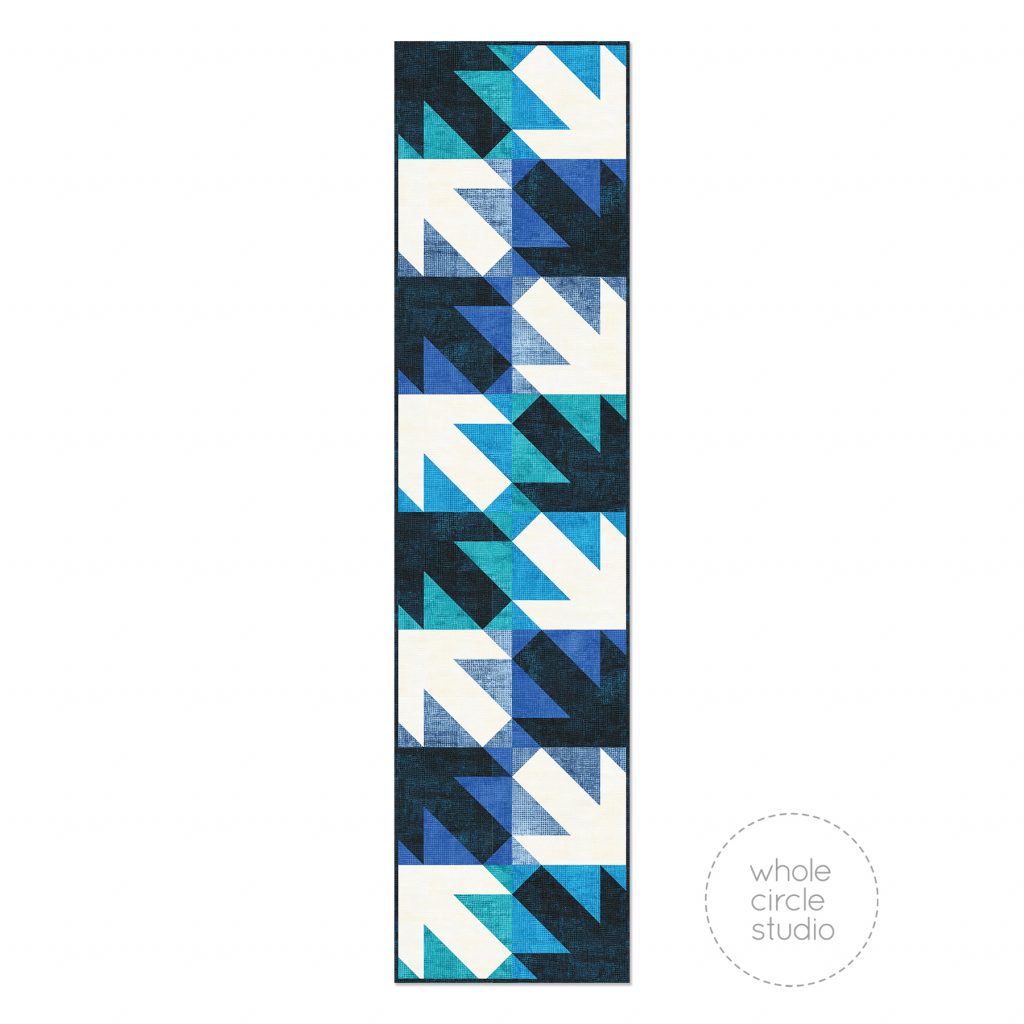 Dual Directions Quilt Pattern by Whole Circle Studio