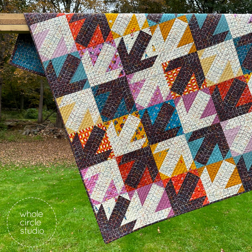 Dual Directions Quilt Pattern by Whole Circle Studio