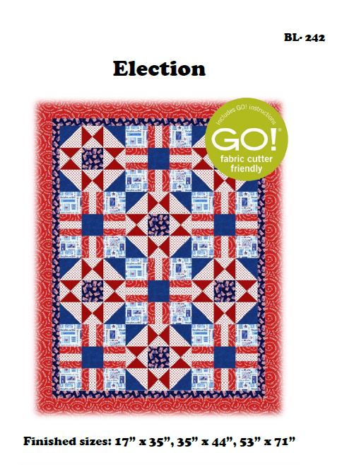 Election Downloadable Pattern by Beaquilter