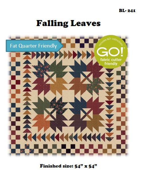 Falling Leaves Downloadable Pattern by Beaquilter