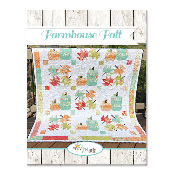 Farmhouse Fall Quilt Pattern by Confessions of a Homeschooler