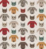 Felix & Fido Quilt Pattern in The Homestead fabrics