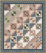Flower Flock Quilt Pattern in Charmed & Treasured fabrics