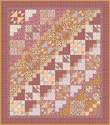Flower Flock Quilt Pattern in Harvest on the Prairie fabrics