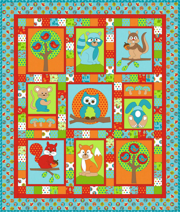 Forest Friends Pattern by Kids Quilts
