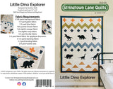 Little Dino Explorer Downloadable Pattern by Stringtown Lane Quilts