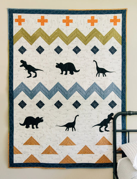 Little Dino Explorer Downloadable Pattern by Stringtown Lane Quilts