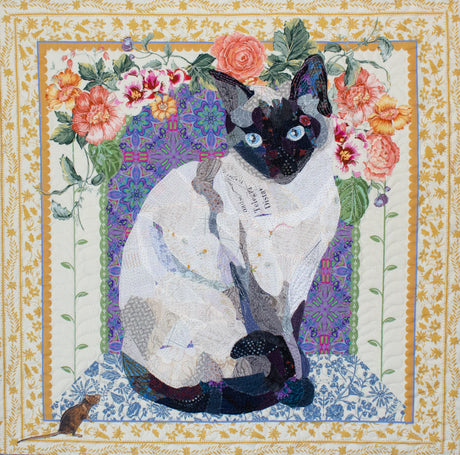 Flora & Felines Quilt Pattern by Collage Quilter
