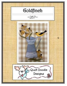 Goldfinch Quilt Pattern by Quilt Doodle Designs
