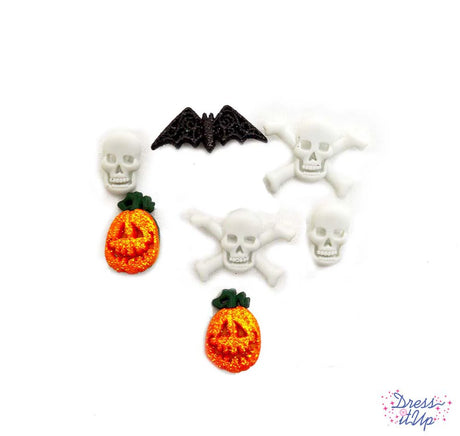 Halloween Icon Buttons by Dress It Up