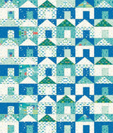 Hannas Houses Downloadable Pattern in Brave Your Way fabrics