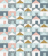 Hannas Houses Downloadable Pattern in Petals & Hazel fabrics