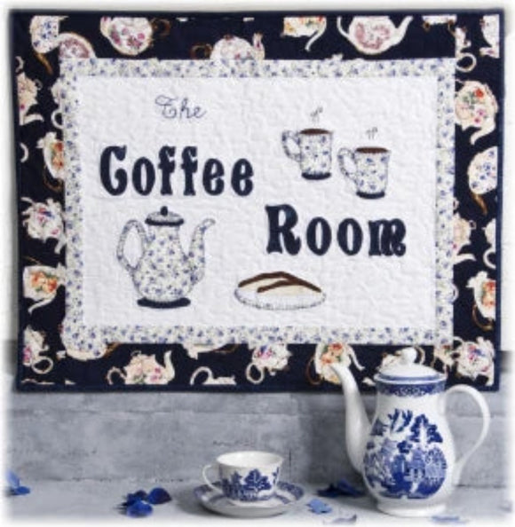 The Coffee Room Downloadable Pattern by H. Corinne Hewitt Quilt Patterns