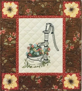 Flowers of Abbington Pickets Downloadable Pattern by H. Corinne Hewitt Quilt Patterns