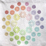 Back of the Totally Spring Quilt Pattern by Orange Dot Quilts
