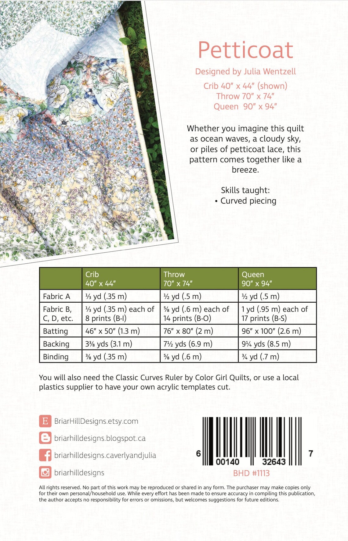 Petticoat Quilt Pattern