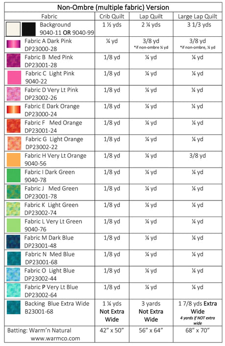 Granny Squares Quilt Pattern